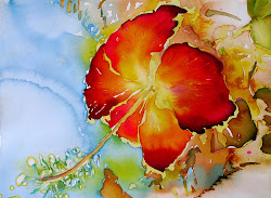 watercolor paintings painting larry thomas watercolors hibiscus paint blooms carol poem rules
