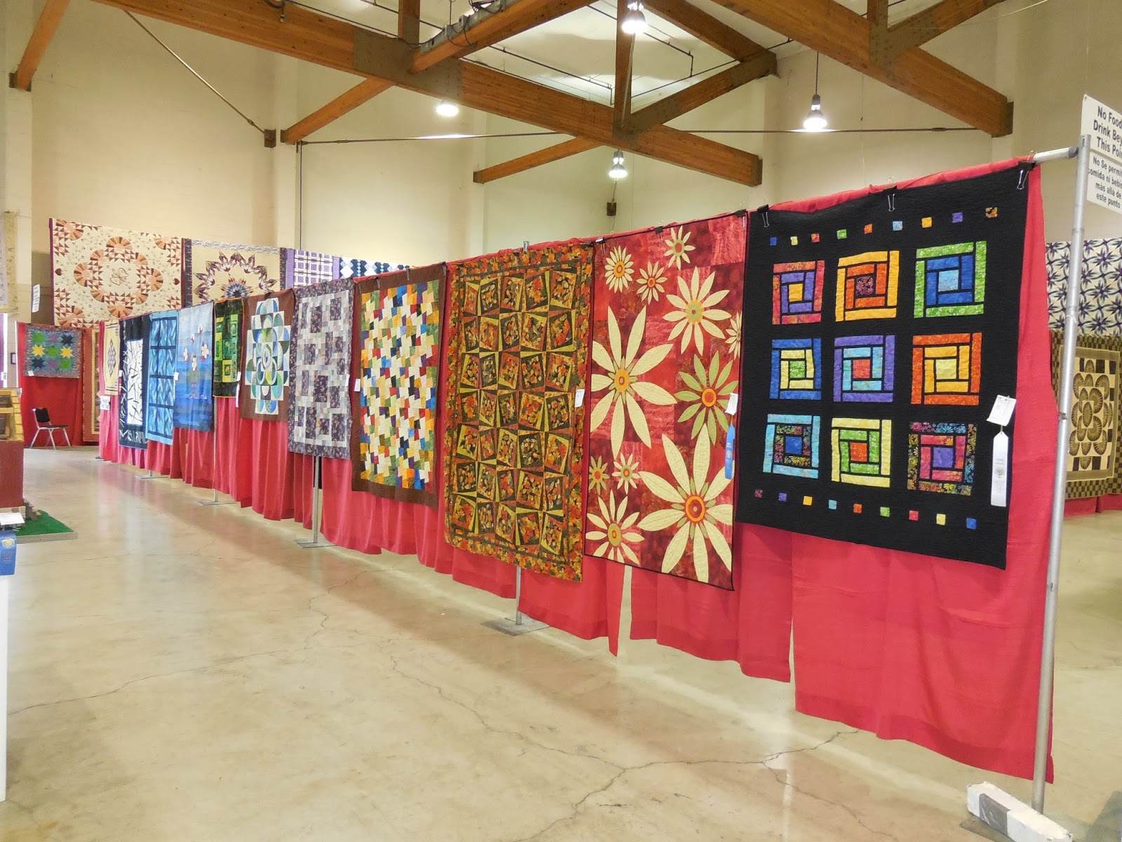Quilting at Mistletoe Hollow Oregon State Fair Quilt Walk