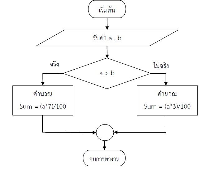 ธัชญาณี รุ่งรัตนกุลศรี: ผังงาน Flowchart