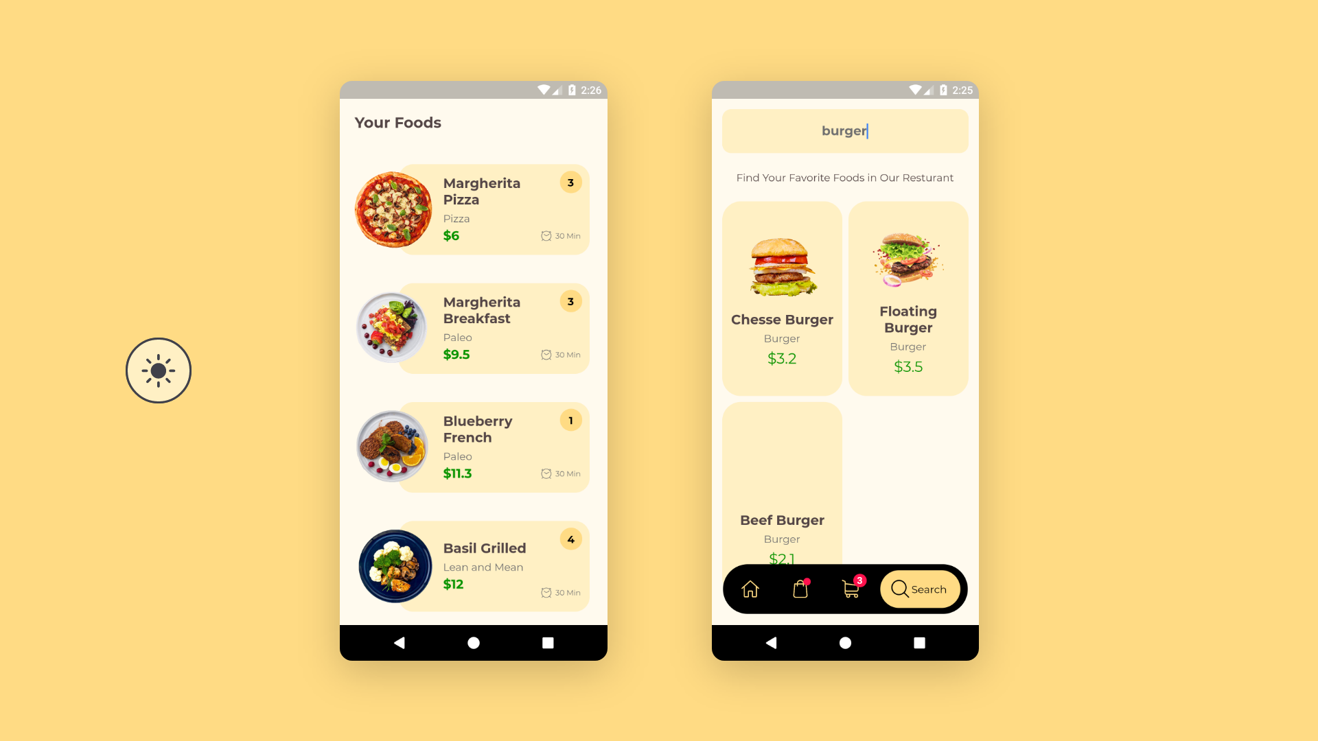 Food delivery App Flutter & Firebase ( Android & ios )