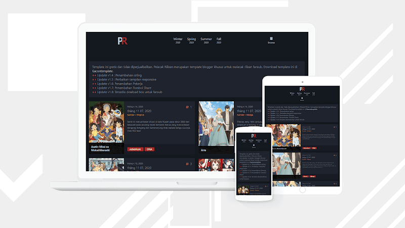 Pelacak Rilisan premium blogger template download for free Pelacak Rilisan premium blogger template download for free