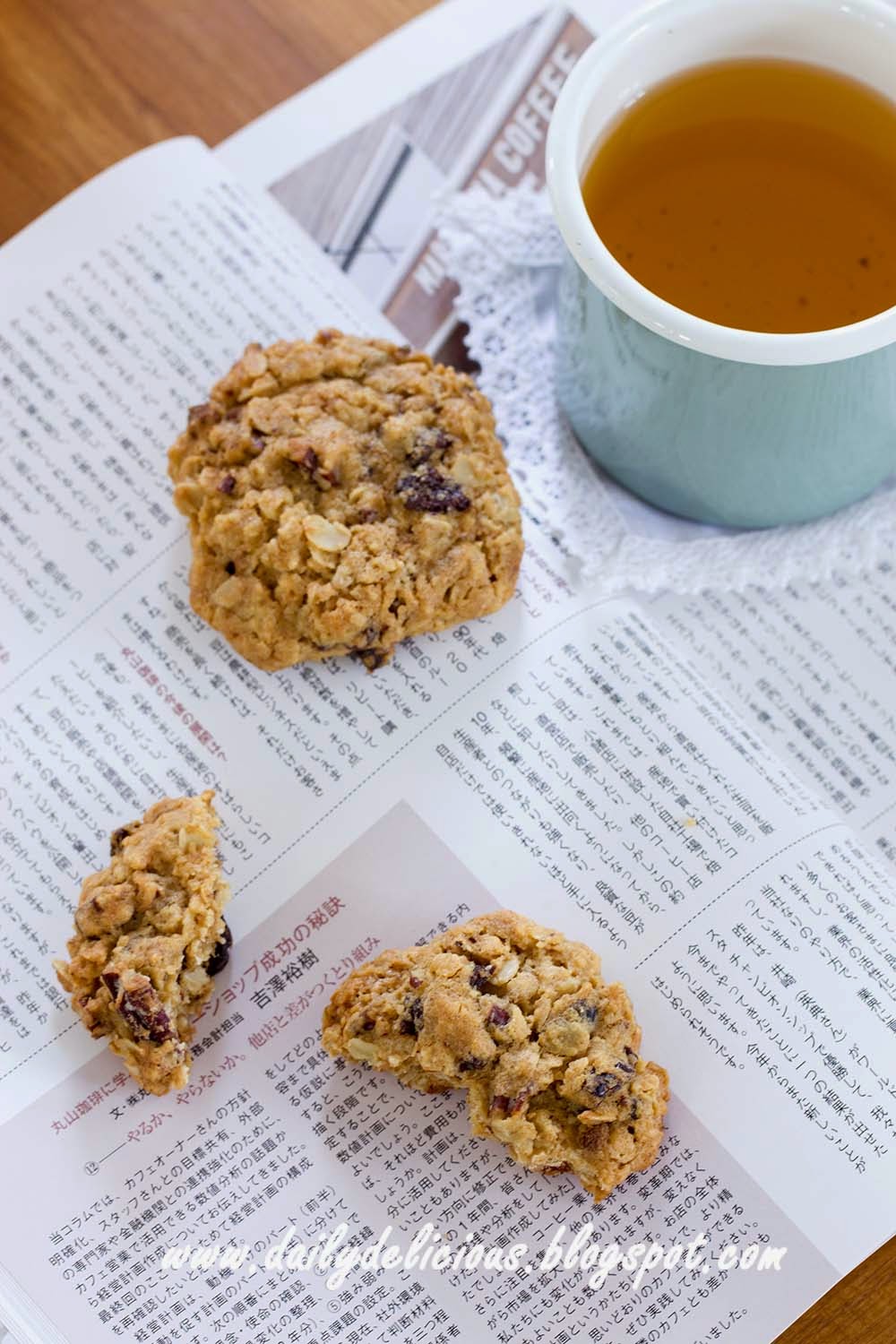 dailydelicious Oatmeal cookies comfort food, comfort thought