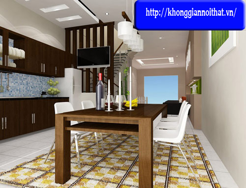 Trang trí nội thất nhà phố hiện đại 5