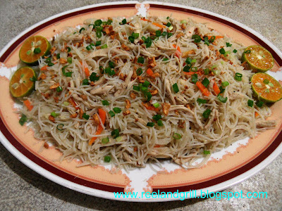 Reel and Grill: Pancit Puti (Thin Rice Noodles Cooked in Savory Broth)