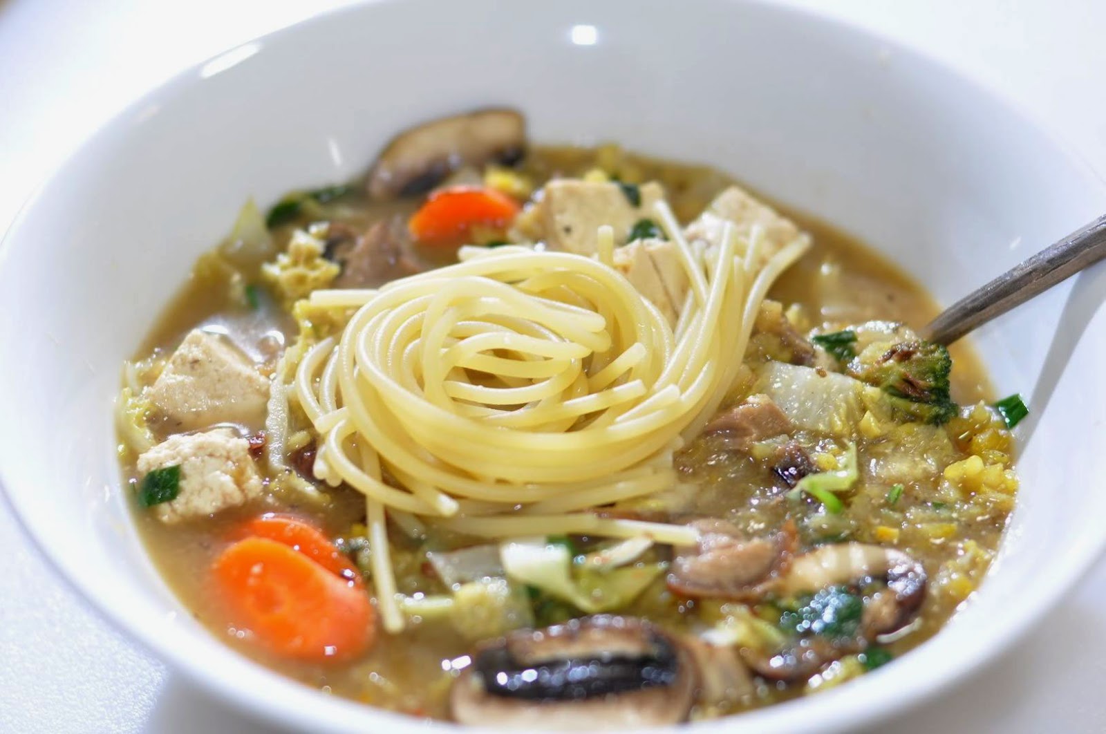 Things wot I Made Then Ate Pork and Napa cabbage Asianstyle soup.