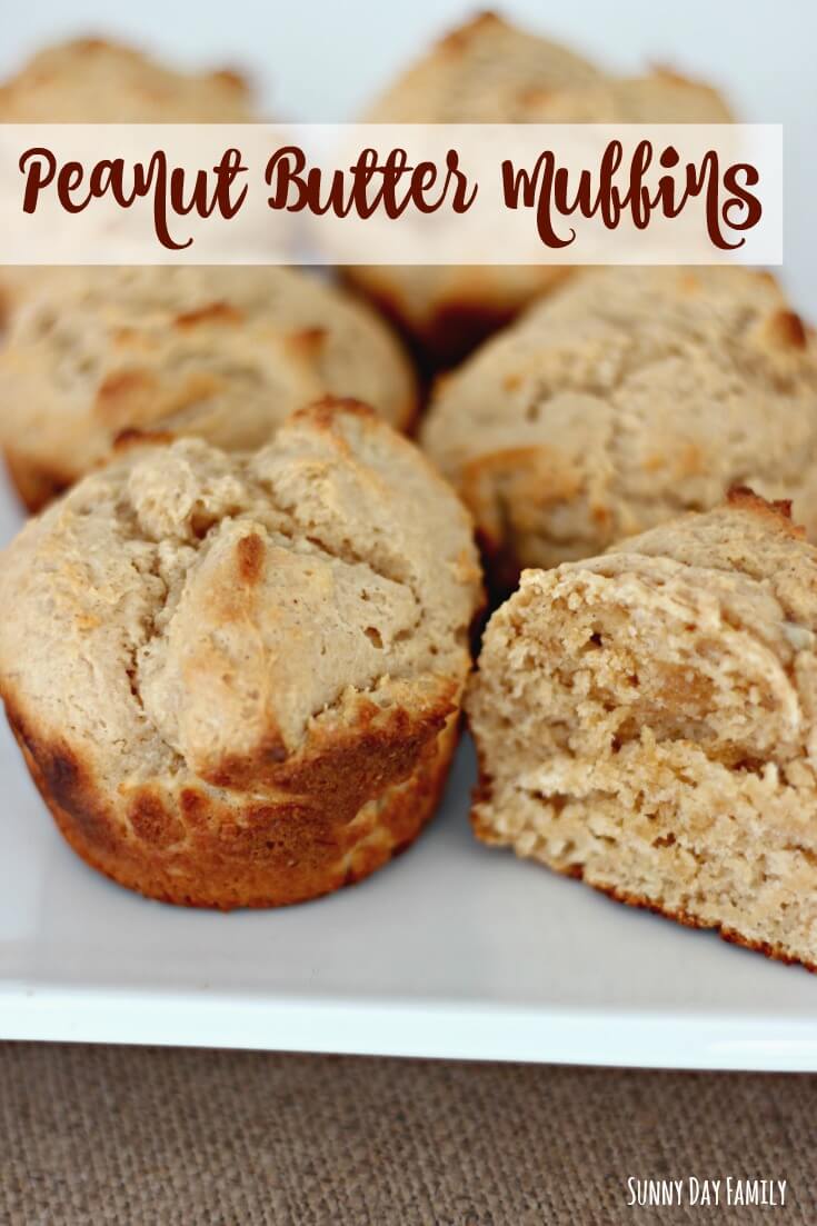 Protein Packed Peanut Butter Muffins Plus 10 Peanut Recipes & Activities for Kids Sunny Day Family