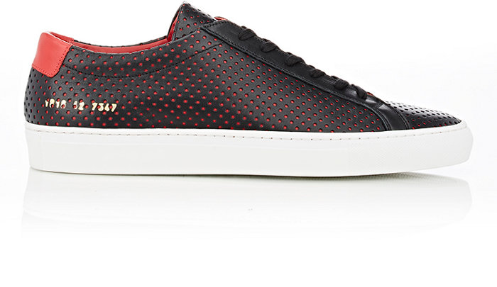 common projects perforated sneakers
