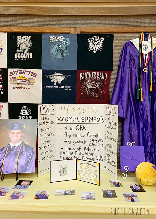 How to make a graduation display for your graduate