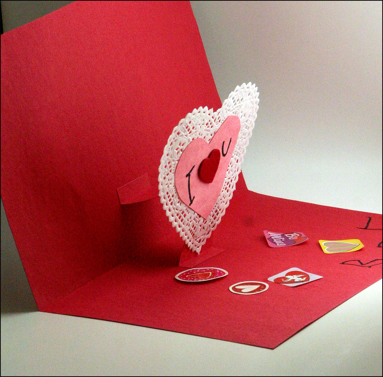 Free Printable Valentine S Day Pop Up Card
