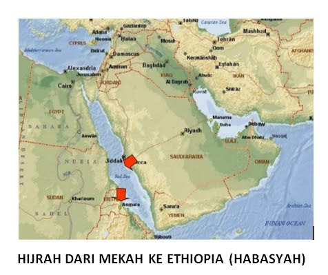10658. PERINTAH HIJRAH PERTAMA KE HABASYAH (ETHIOPIA) ~ Yusron Hadi Tauhid