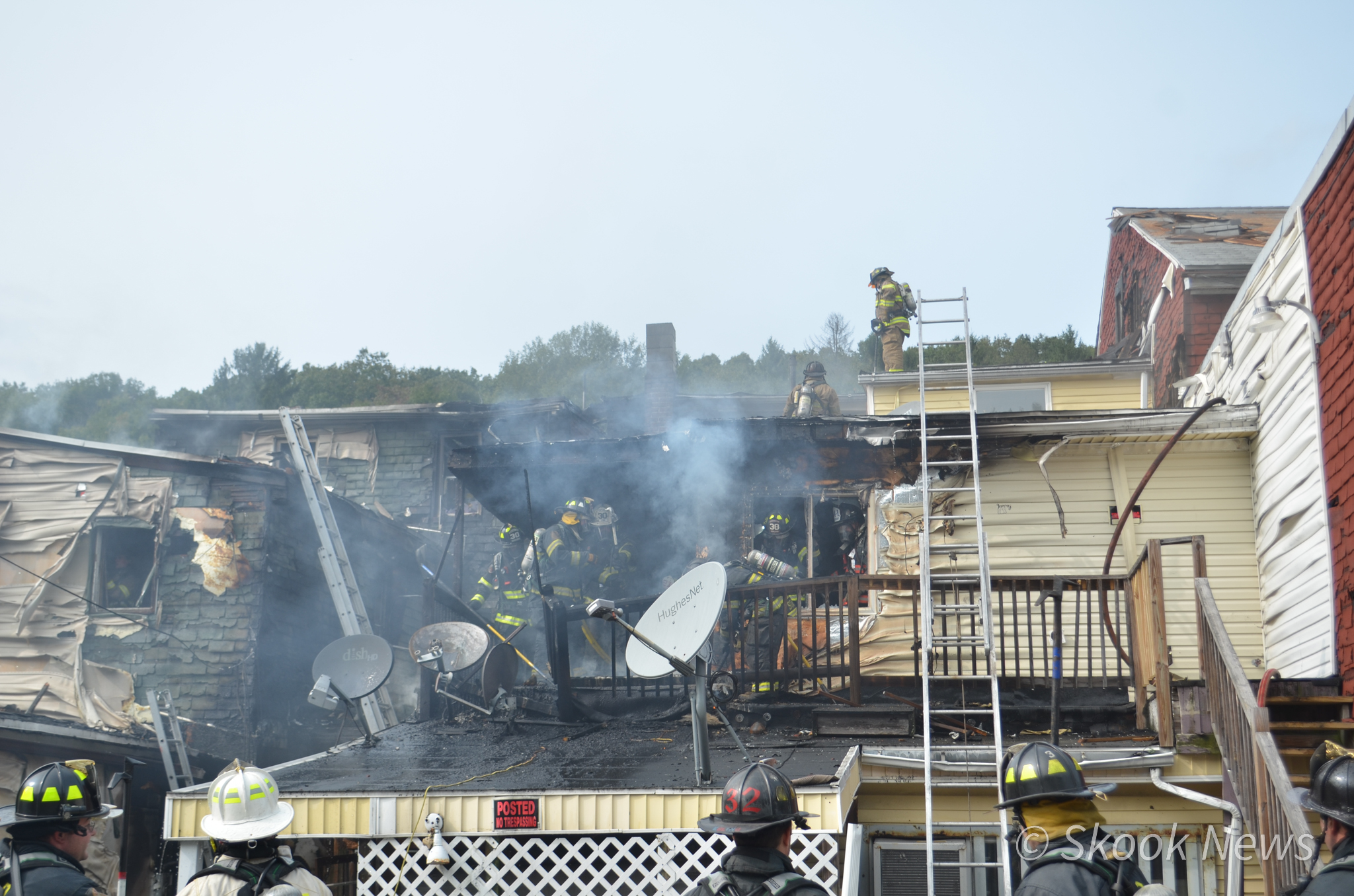 Firefighters Battle 3Alarm Fire in Ashland
