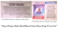 Klarivikasi Soal Stop Press Asenk Lee Saragih di Harian Sorot Jambi