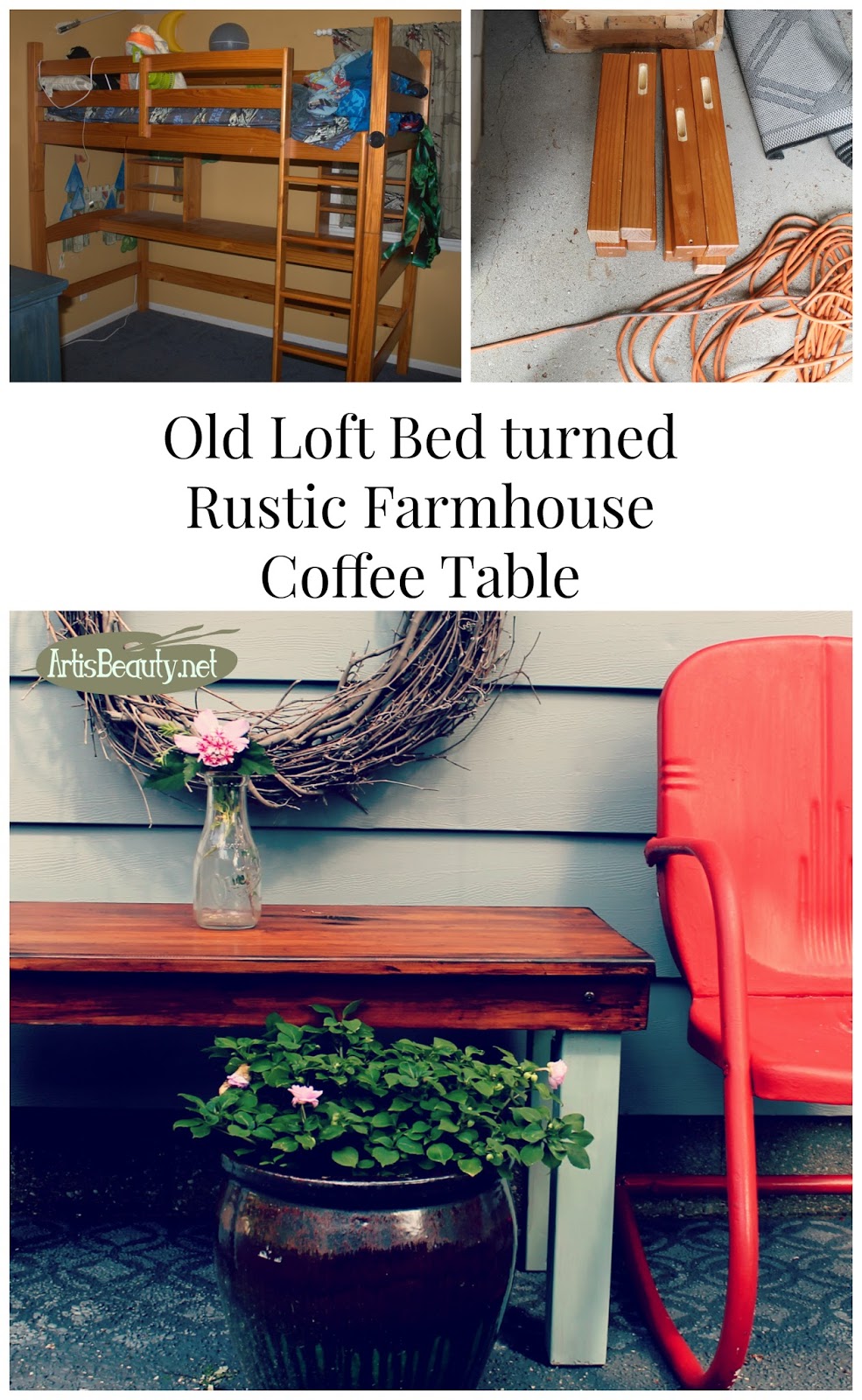 Art Is Beauty How I Built A Vintage Rustic Farmhouse Table For Free