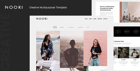 Noori Creative Multipurpose Template Agency Website Theme