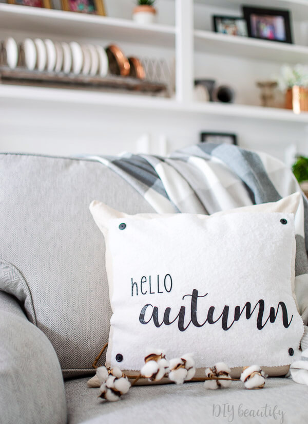 Hello Fall: DIY Quick and Easy Embellished Pillow Covers – Home is Where  the Boat Is