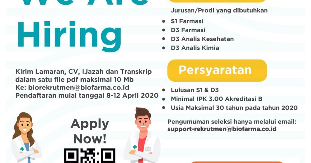 Lowongan Kerja Bio Farma - Lowongan Kerja BUMN CPNS September 2023