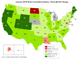 Philly Fed State Conincident Map