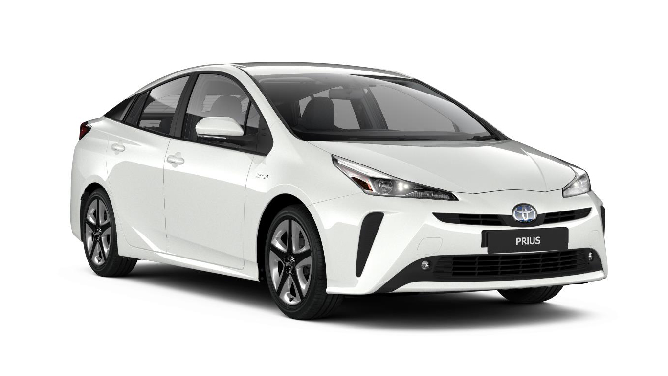 Toyota Prius 2012 White background