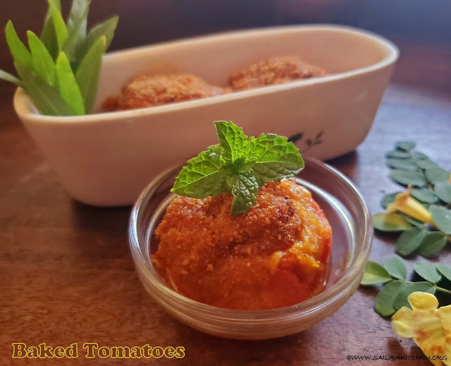 images of Stuffed Baked Tomatoes / Baked Tomatoes / Stuffed Tomatoes With Potato and Cauliflower