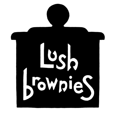 anna violet: Lush brownies logo