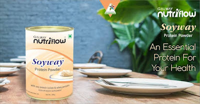 Galway Nutriflow Soyway Protein Powder with Soy Protein and Whey Protein Dietary Supplement Galway Nutriflow Soyway Protein Powder