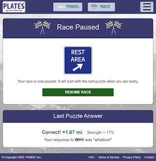 Plates Across America® timer paused