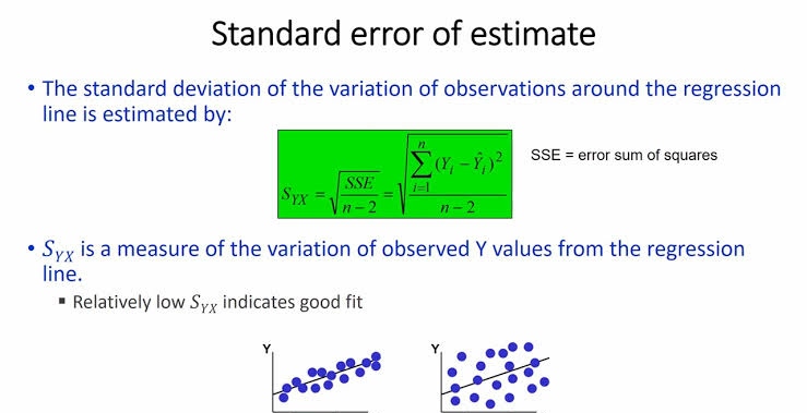 how to calculate standard error equation