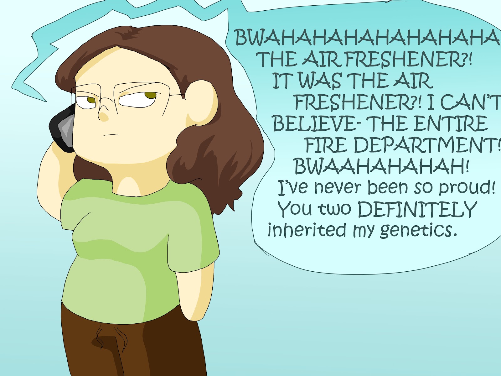 Cartoon glasses and the world seen through them The Dangers of Glade