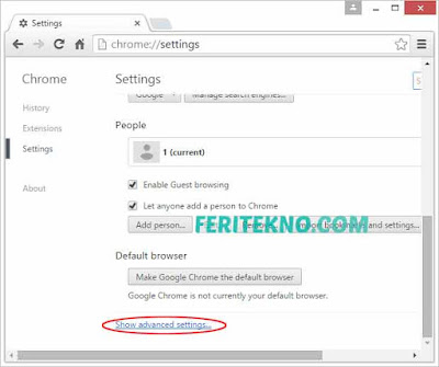 Cara menghilangkan trotux di chrome, firefox, ie 9