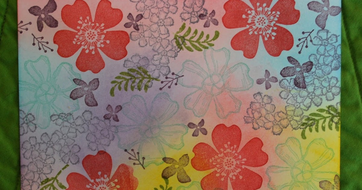 Stamping and Quilting From The Heart Creating My Own Unique Designer Paper