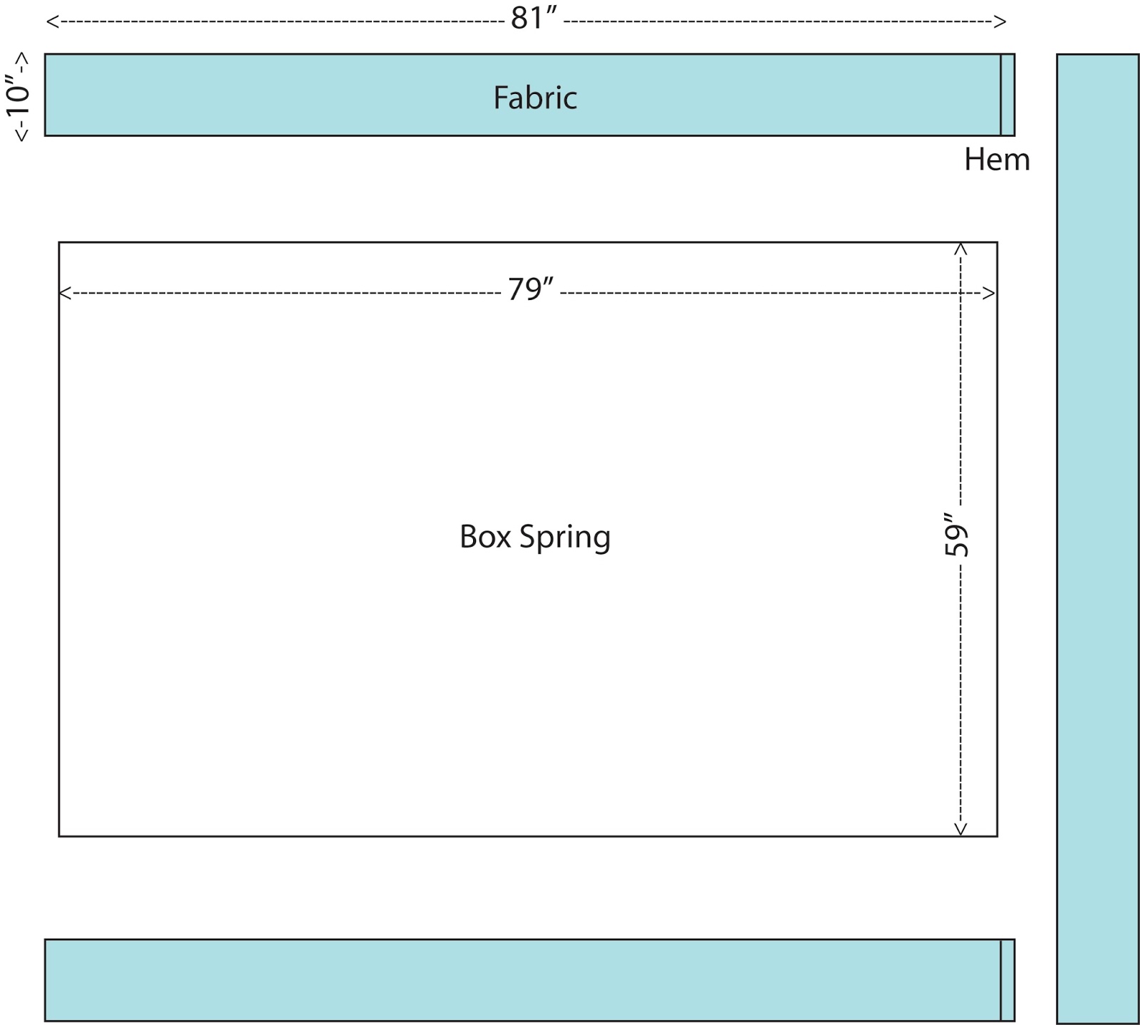 the copper coconut: Easy Upholstered Box Spring