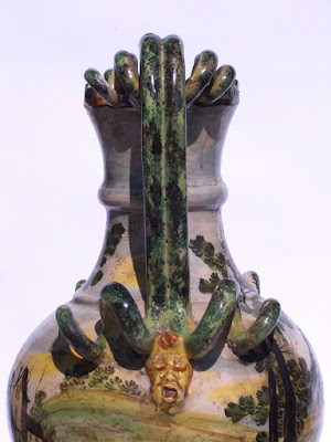 Maiolica di Castelli - vaso in stile rinascimentale - ceramiche - annunci