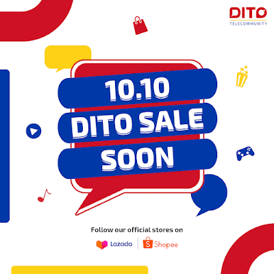 Enjoy MEGA deals and livestreams from DITO this 10.10 on Lazada  and Shopee!
