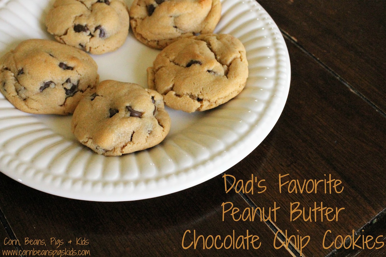 Corn, Beans, Pigs and Kids Dad's Favorite Peanut Butter Chocolate Chip