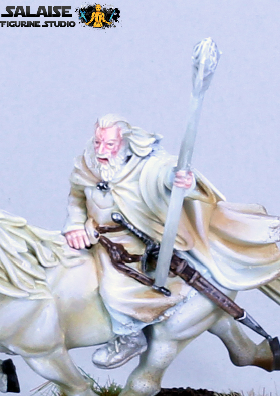 Figurines Jeu De Bataille : Gandalf Le Blanc & Pèlerins Pris - Le Seigneur Des Anneaux (Games Workshop)