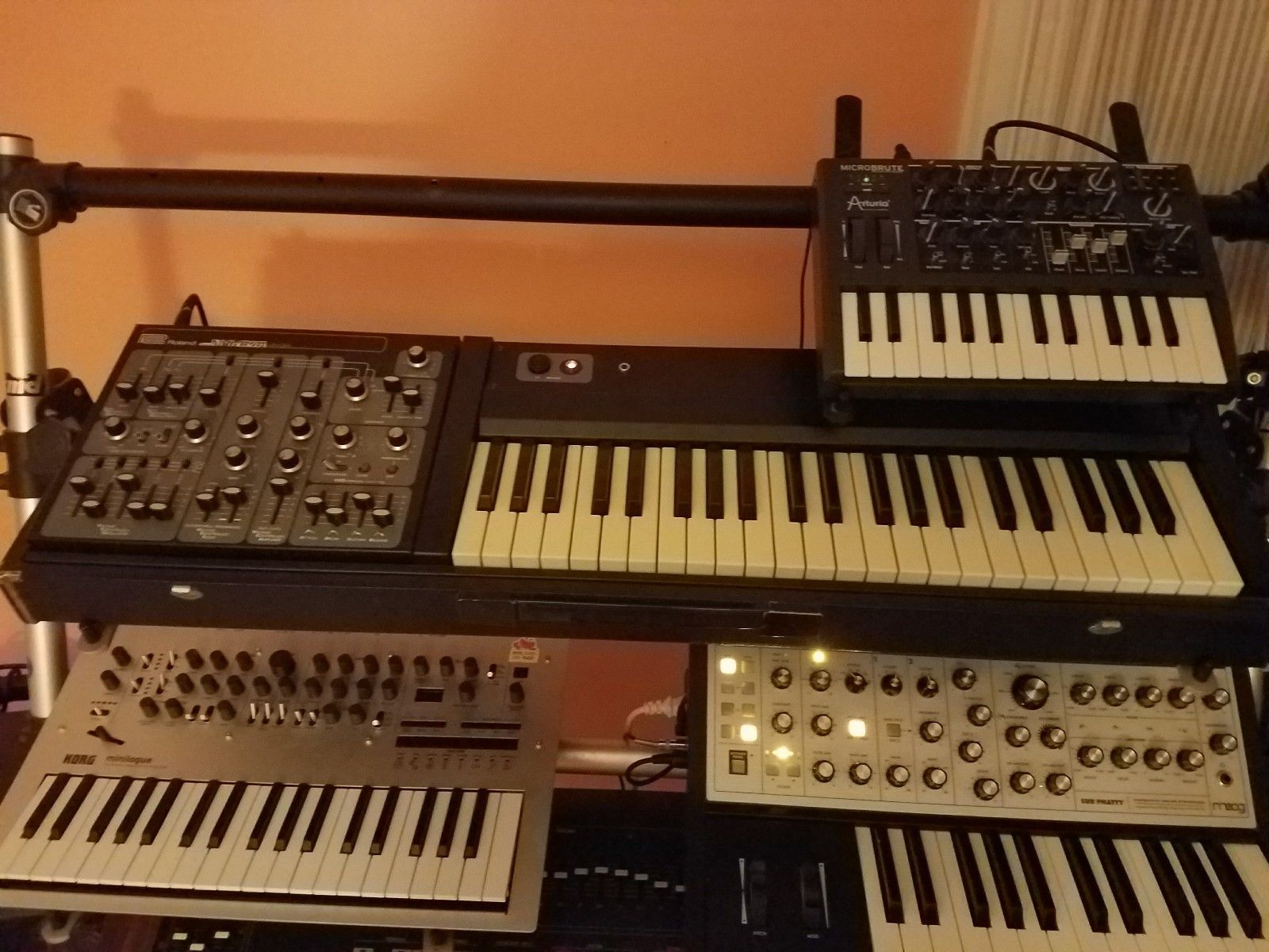 MATRIXSYNTH: Roland SH-3A Vintage Analog Synthesizer w/ Hard Case