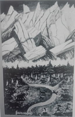 Illustrazione di James Churchward del Giardino dell'Eden e del continente perduto Mu