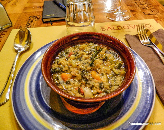 Ribollita, sopa típica de Florença