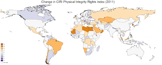 HUMAN RIGHTS IN 2011: THE CIRI REPORT