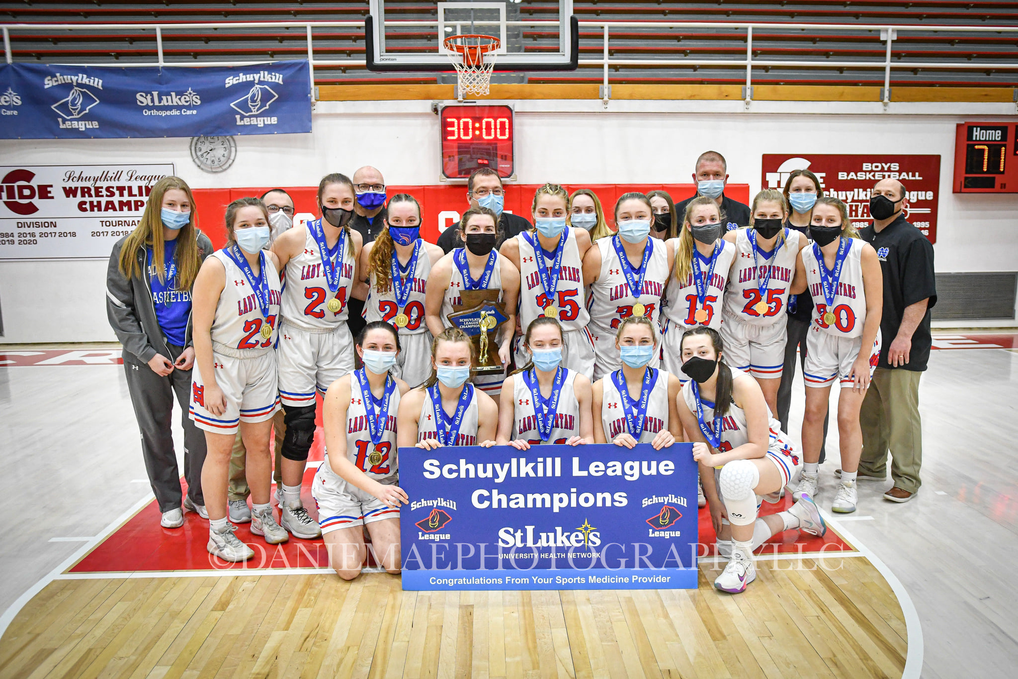 PHOTOS Lady Spartans Win Schuylkill League Basketball Title Over Jim