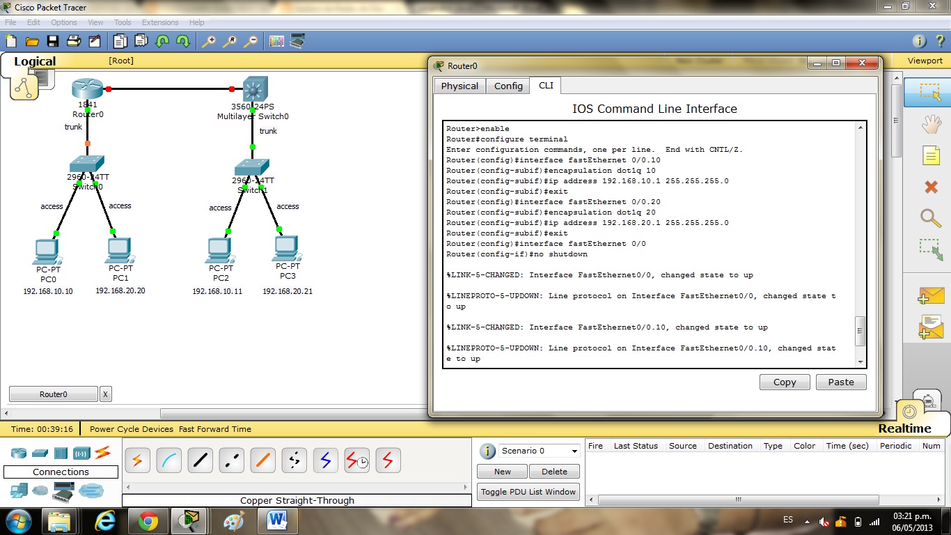 TODO SOBRE REDES ESCENARIO 4