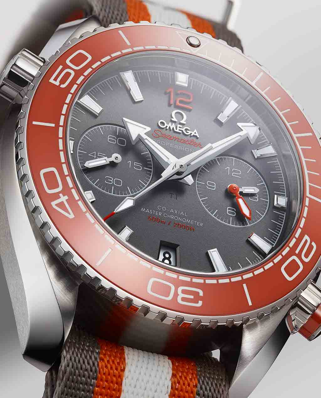 omega planet ocean orange chronograph