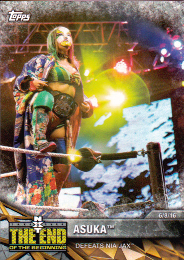 2017 TOPPS WWE Women's Division Cox MOMMENTS # nxt-14 Asuka