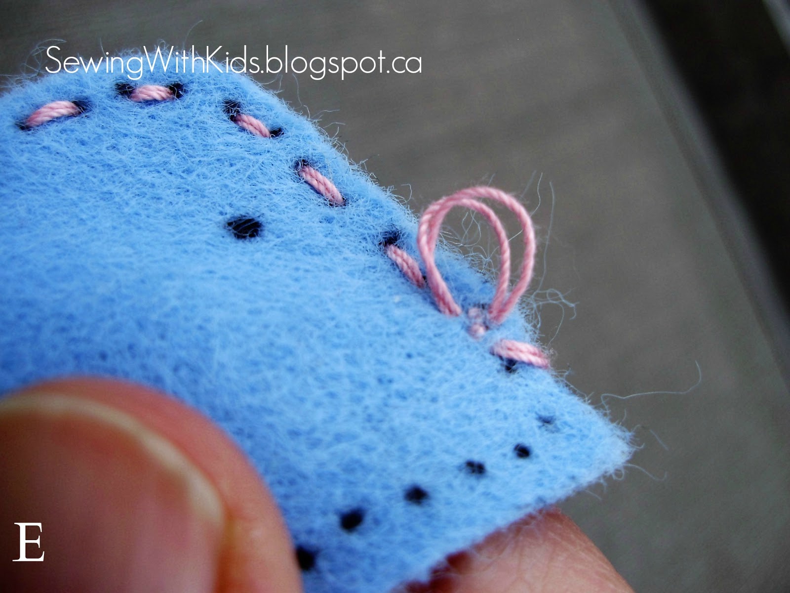 Sewing with Kids How to Sew a Lock Stitch, Technique 2 The Surgical Knot