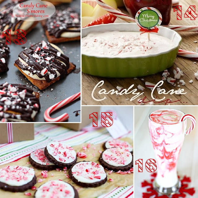Christmas candy cane and peppermint dessert ideas