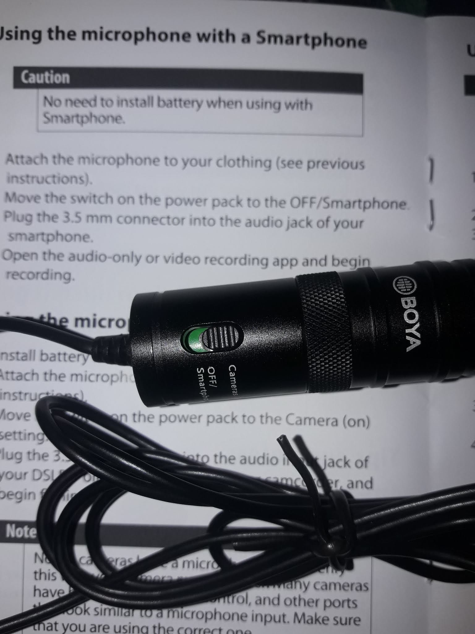 MINGAB Boya BYM1 Mic Not Working in Windows 10