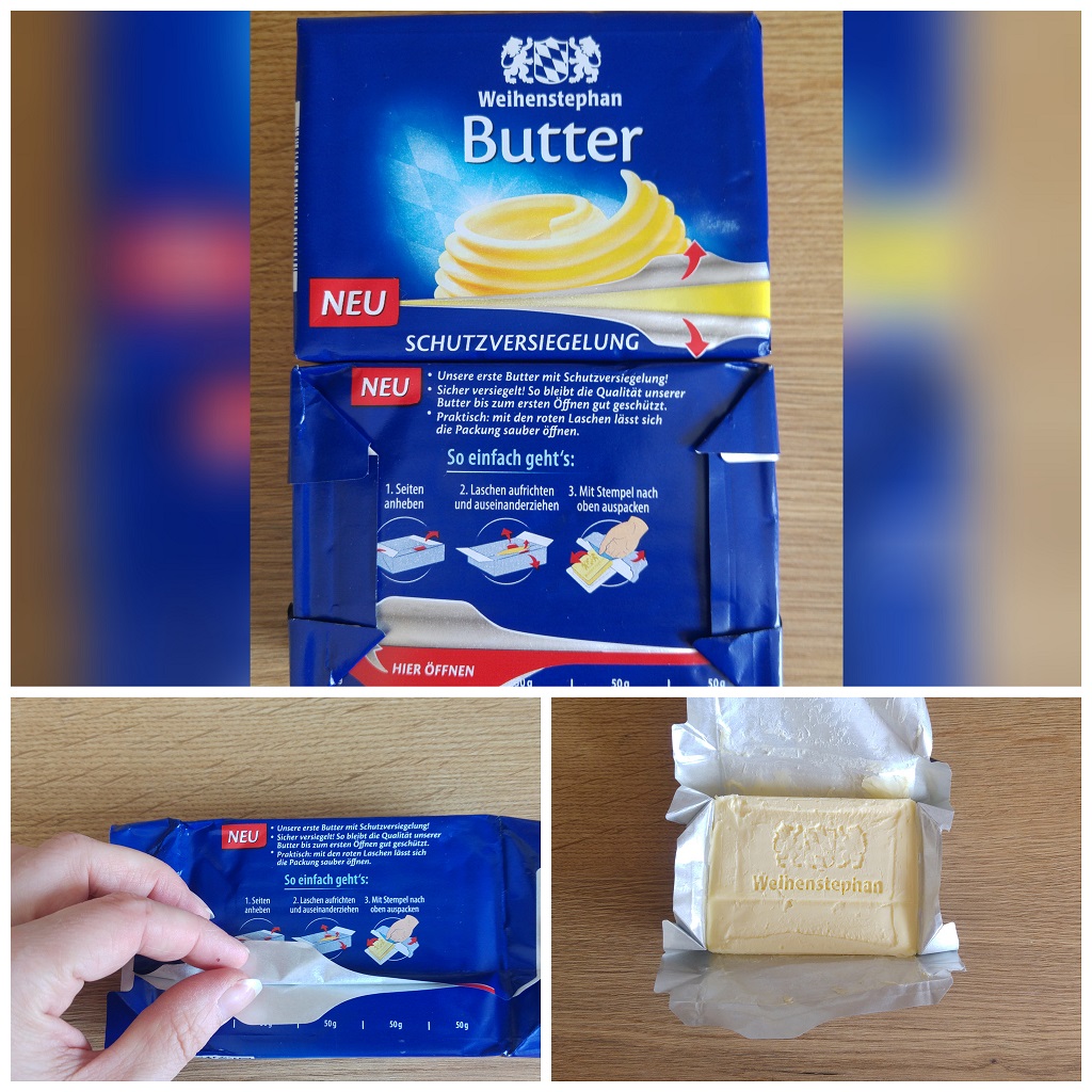 CaLiKo Produkttests und mehr: Weihenstephan Butter mit neuer Verpackung