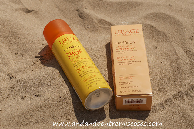 Bruma Seca SPF 50+ Y Leche Autobronceadora De Uriage