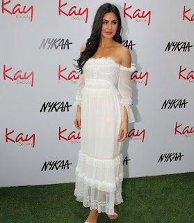 Katrina Kaif Looks Gorgeous In White Outfit At Kay Beauty Event