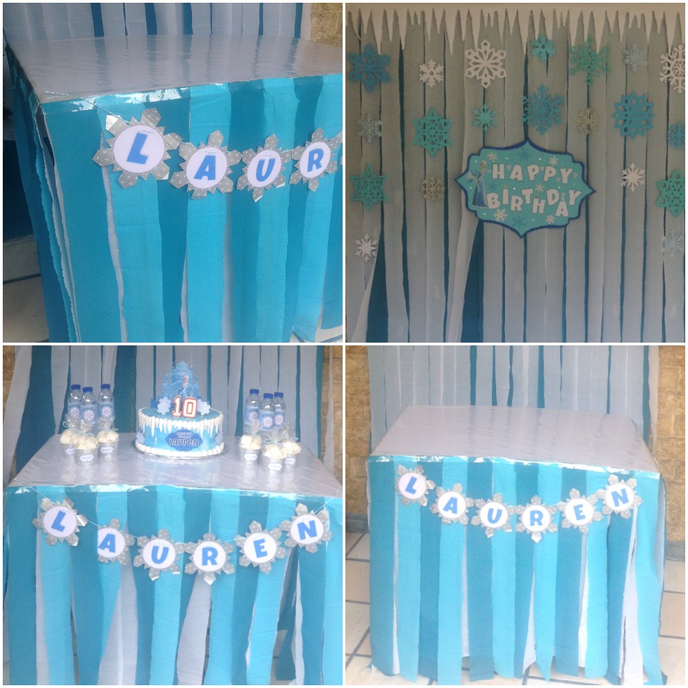 Easy DIY Crepe Paper Backdrop Curtain DIY Crepe Paper Table Skirt